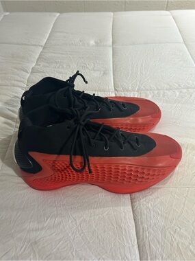 Adidas Anthony Edwards 1 Men's Athletic Shoes Black and Red